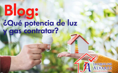 ¿Qué potencia de luz y gas contratar?