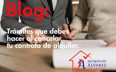 Trámites que debes hacer al cancelar tu contrato de alquiler